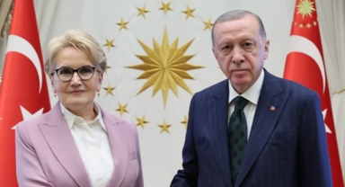 Cumhurbaşkanı Erdoğan ile Akşener Beştepe'de görüştü