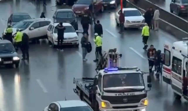 Ankara'da 26 araç birbirine girdi