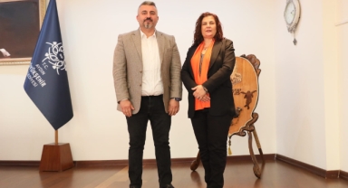 AYDIN CHP İNCİRLİOVA BELEDİYE BAŞKAN ADAYI GÖKMEN'DEN BAŞKAN ÇERÇİOĞLU'NA ZİYARET