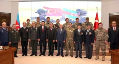 Bakan Güler Azerbaycanlı gazileri ağırladı