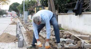BURHANİYE YOLLARI YENİLENMEYE DEVAM EDİYOR 