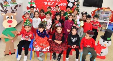Çukurova’da miniklerin yeni yıl kutlaması