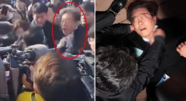 Güney Kore'de ana muhalefet lideri bıçaklı saldırıya uğradı