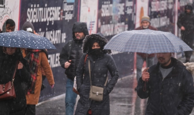 İstanbul'da kar başladı