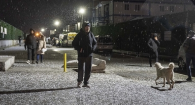 İstanbul'da kar ve dolu etkili oldu