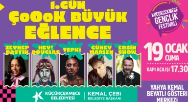 KÜÇÜKÇEKMECE BELEDİYESİ 3.GENÇLİK FESTİVALİ BAŞLIYOR