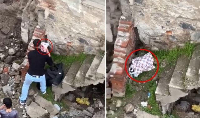 2 günlük bebeğini metruk eve bırakmıştı