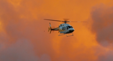 ABD'de 6 kişiyi taşıyan helikopter düştü