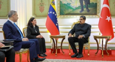 Bakan Fidan'ı kabul eden Maduro'dan Erdoğan'a övgü