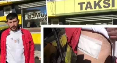 Bir taksiciye daha saldırı
