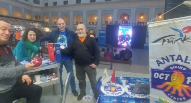 Dalış okullarından Kemer Belediye Başkanı Necati Topaloğlu’na teşekkür