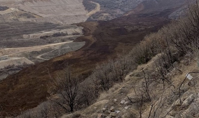 Erzincan'da maden ocağında toprak kayması