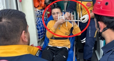 Hastaneye böyle götürüldü