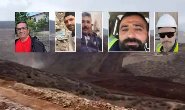 İliç'te toprak altında kalan 6 işçinin kimliği belli oldu