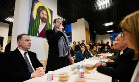 İmamoğlu, Alevi vatandaşlarla bir araya geldi