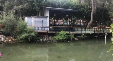 Kemer Belediyesi Bataklık alanda düzenleme çalışmaları  