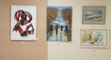 ‘Kırmızı 10’ Adlı Karma Resim Sergisi Kartal’da Açıldı