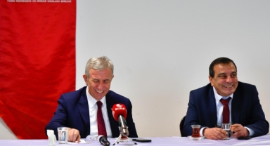 MANSUR YAVAŞ TÜRKİYE MÜHENDİS VE MİMAR ODALARI BİRLİĞİ İLE BULUŞTU