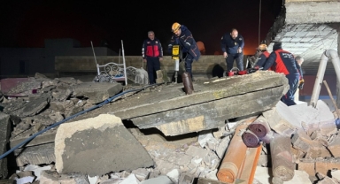 Şanlıurfa'da ev çöktü