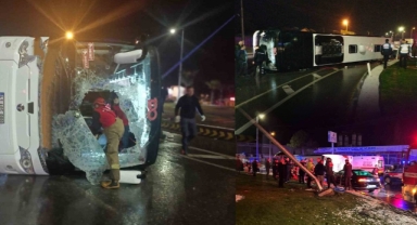 Yine yolcu otobüsü kazası