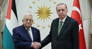 Erdoğan Abbas ile bir araya geldi