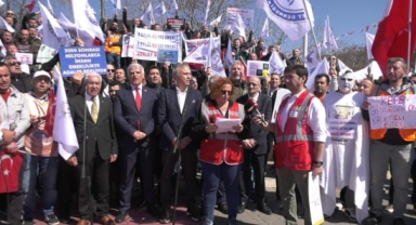 İstanbul'da kefenli eylem