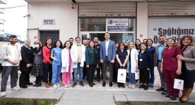 Kartal Belediye Başkanı Gökhan Yüksel Tıp Bayramı Dolayısıyla Sağlık Çalışanlarını Ziyaret Etti