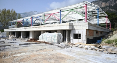 Kemer Göynük pazar alanı tamamlanıyor