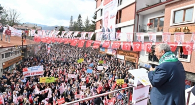 MANSUR YAVAŞ’TAN KIZILCAHAMAM’DA MİTİNG GİBİ AÇILIŞ