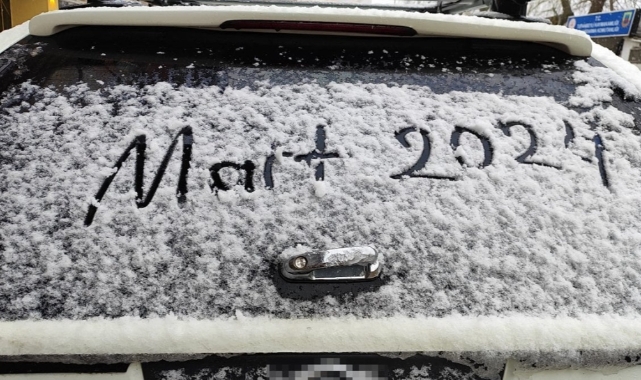 Mart ayında kar sürprizi