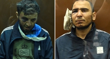 Moskova'yı kana bulayan teröristler hakim karşısında 