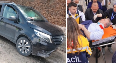 Mustafa Destici'nin makam aracı kaza yaptı