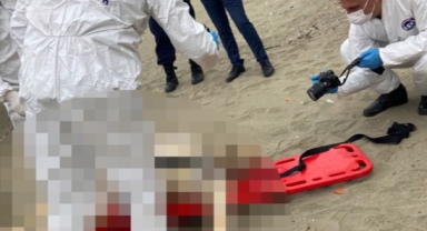 Sahile ceset vurdu, ekipler harekete geçt