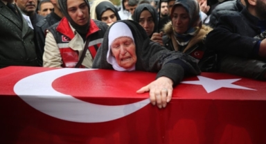 Şehit Teğmene acı veda