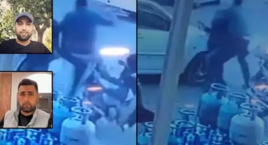 'Uçan tekme' ile durdurdu