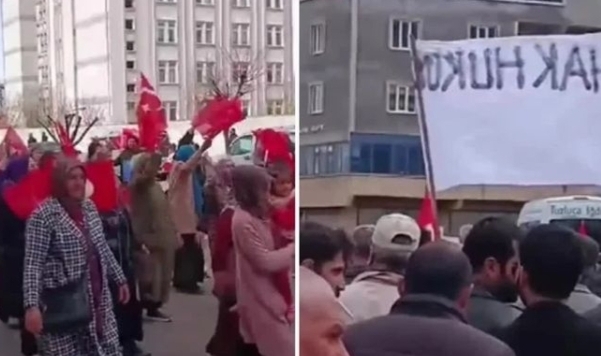 AK Partili adaya mazbata verilmesine protesto