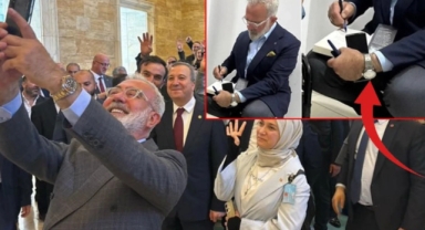 Bu defa da 2 milyon liralık saatiyle görüntülendi