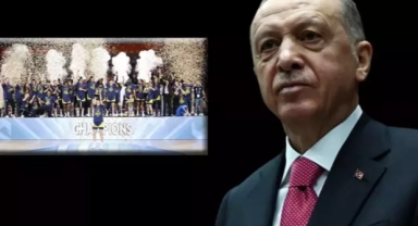Cumhurbaşkanı Erdoğan'dan Fenerbahçe'ye tebrik