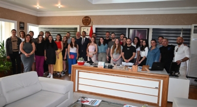 Erasmus öğrencilerinden Kemer Belediyesi’ne ziyaret 