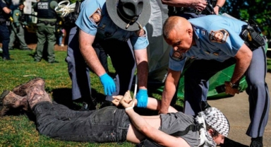 Filistin'e destek veren akademisyen ve öğrenciler gözaltına alındı 