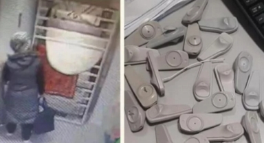 Hırsızın yöntemi şaşırttı