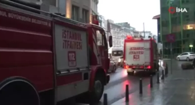 İstanbul'da bir otelde yangın çıktı