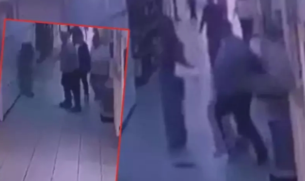 Kadın öğretmene yumruklu saldırı