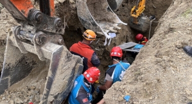 Kanal kazısında göçük