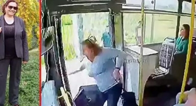 Kapısı açık otobüsten düşen kadın hayatını kaybetti