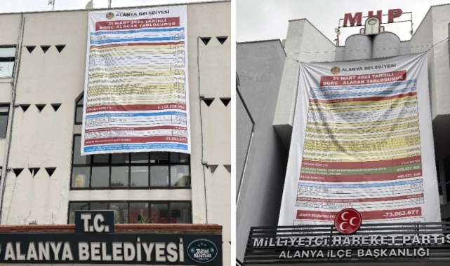 MHP ile CHP arasında afiş atışması