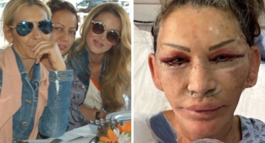 Petek Dinçöz'ün annesi yüz gerdirme ameliyatı oldu!