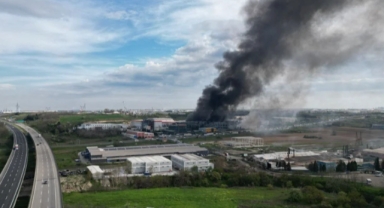 Tekirdağ'da fabrika yangını