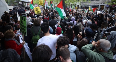 ABD'li öğrencilerden Gazze için açlık grevi