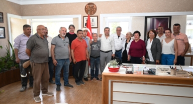 Alevi Kültür Derneği’nden Kemer Belediye Başkanı Necati Topaloğlu’na ziyaret 